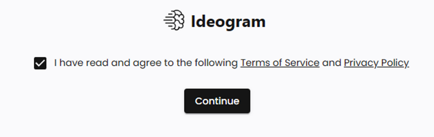 אשרו את תנאי השימוש של אידאוגרם ולחצו על: המשך