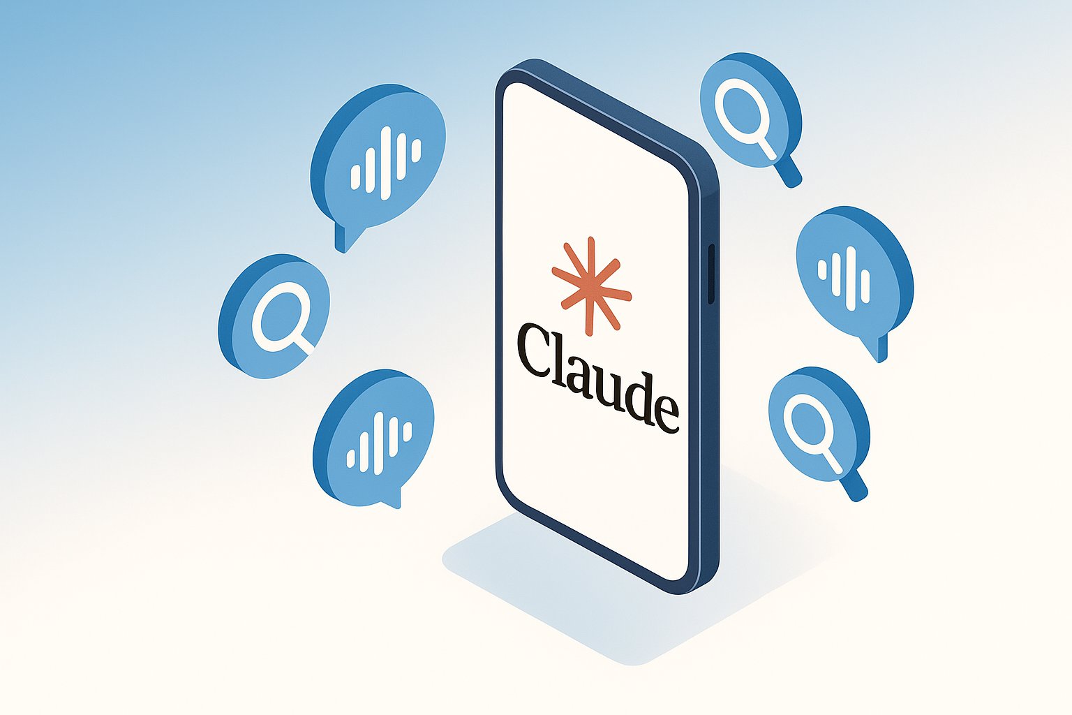 מדברים עם Claude: שיחה טבעית במקום הקלדה, כולל קבצים וקולות לבחירה וגם חיפוש ברשת.