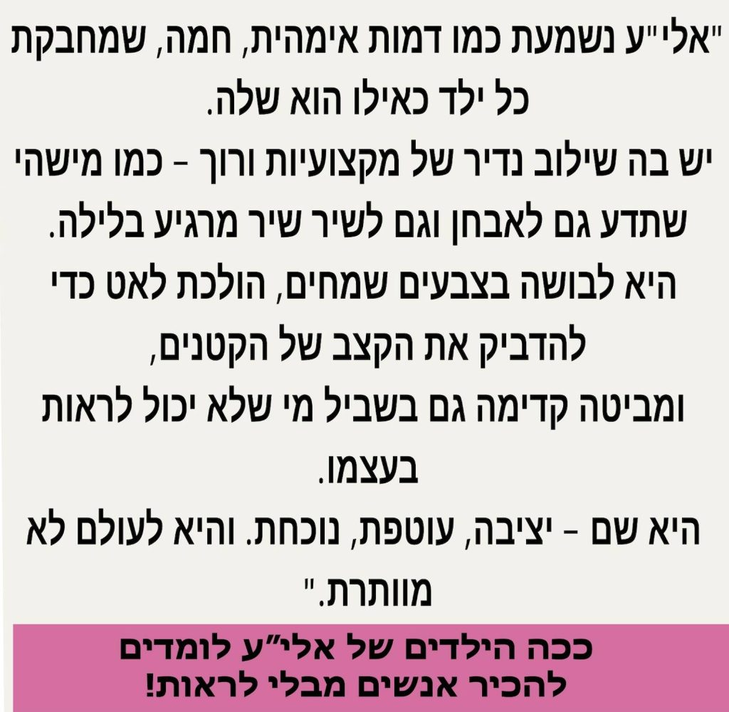 כך ה-AI תיאר את עמותת אלי״ע. בלי תמונה ובלי פרטים. רק לפי איך שהיא נראית לו.