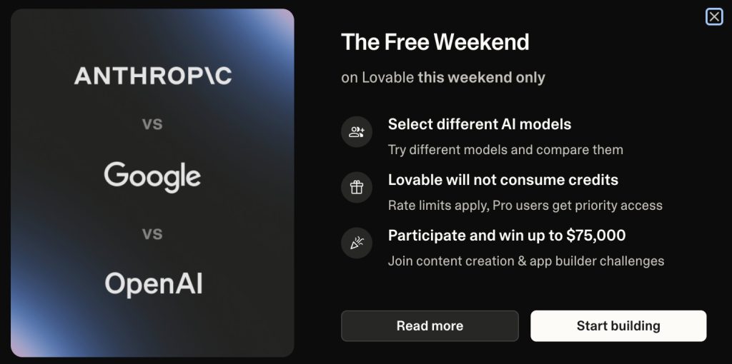 The Free Weekend: בונים בלי קרדיטים ומשווים בין Anthropic, Google ו-OpenAI