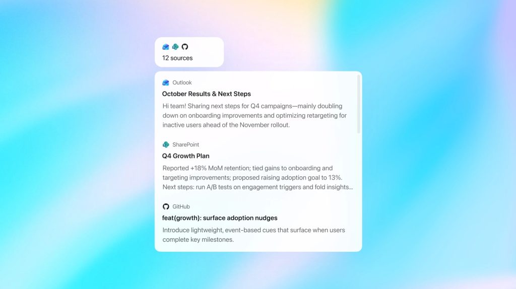 ChatGPT מציג את המקורות מהם נשלף המידע