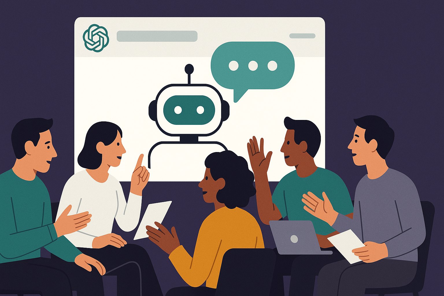 צ'אט קבוצתי ב-ChatGPT