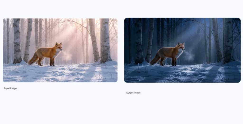 שינוי תאורה ויחס תמונה תוך שמירה על הדמות המקורית