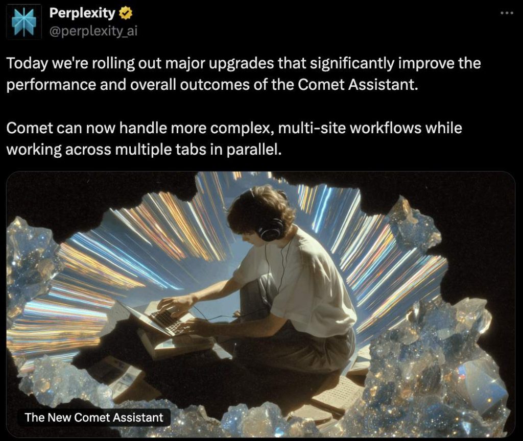 העדכון החדש של Comet Assistant