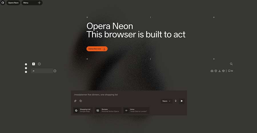 דפדפן ה-AI NEON