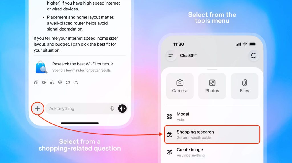כך מפעילים ידנית את Shopping Research
