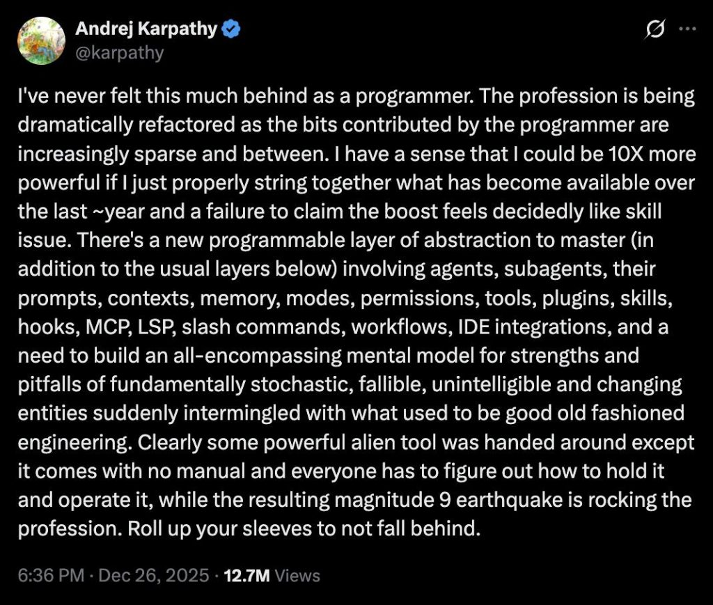 ציוץ הפומו של אנדריי קרפאתי