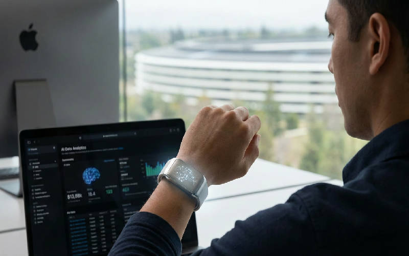 האם אפל בדרך לפתח מכשיר לביש מבוסס בינה מלאכותית?