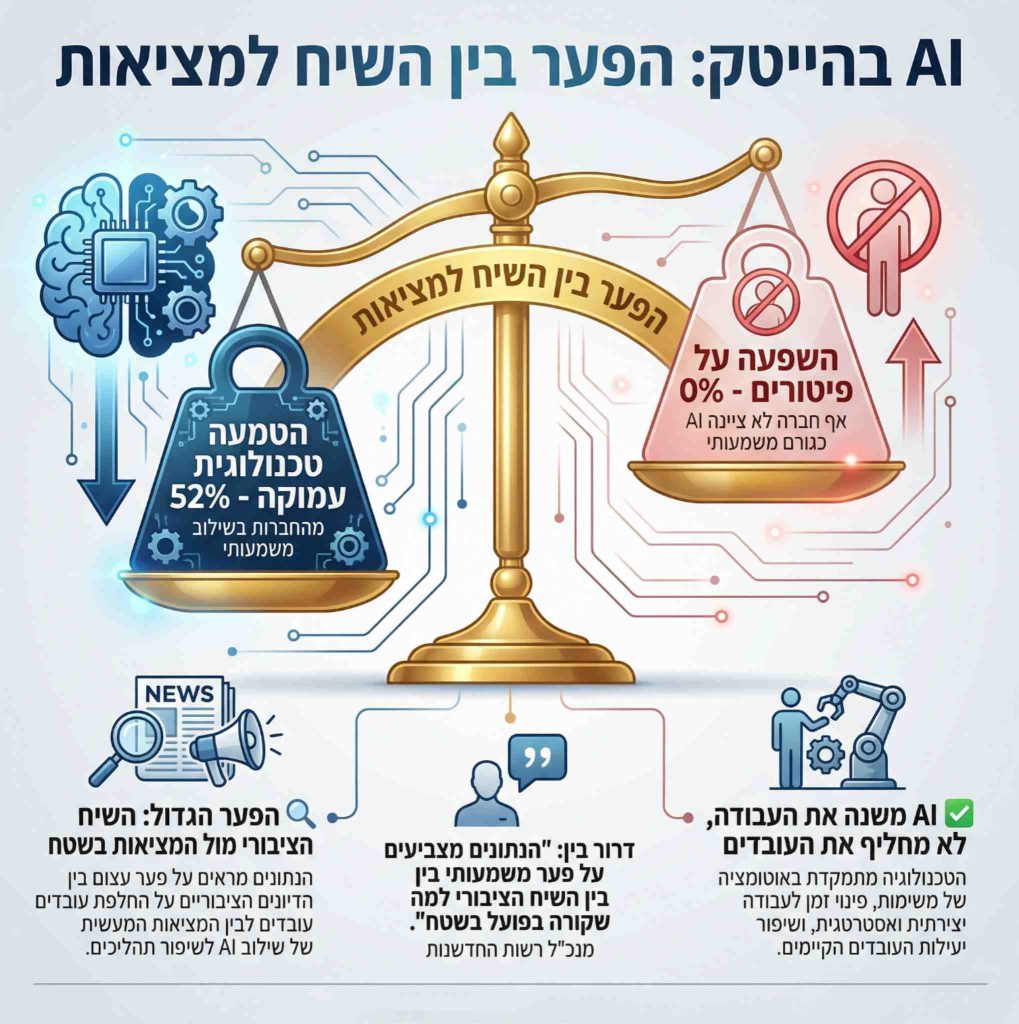 השפעה עמוקה על תהליכים ופריון, השפעה מוגבלת על פיטורים