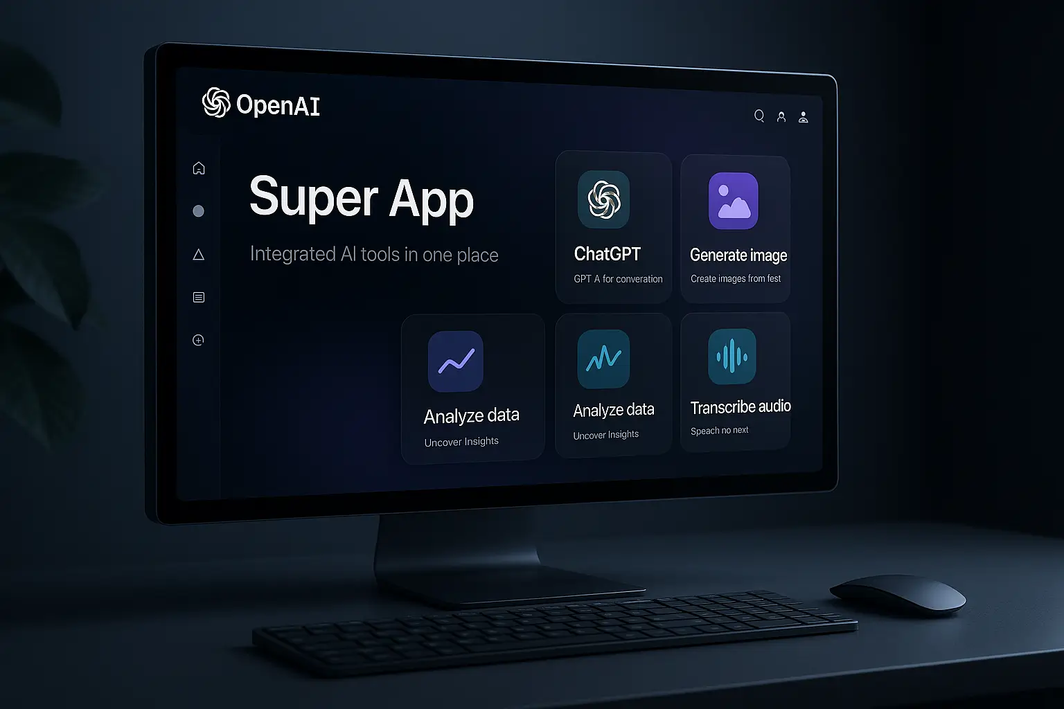 אפליקציית דסקטופ אופןAI