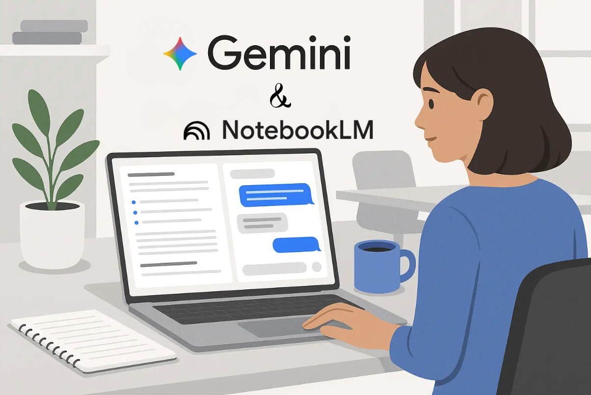המחברות החדשות של Gemini ו‑NotebookLM יוצרות מרחב עבודה אחד, רציף וחכם