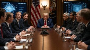 טראמפ וצוות המומחים