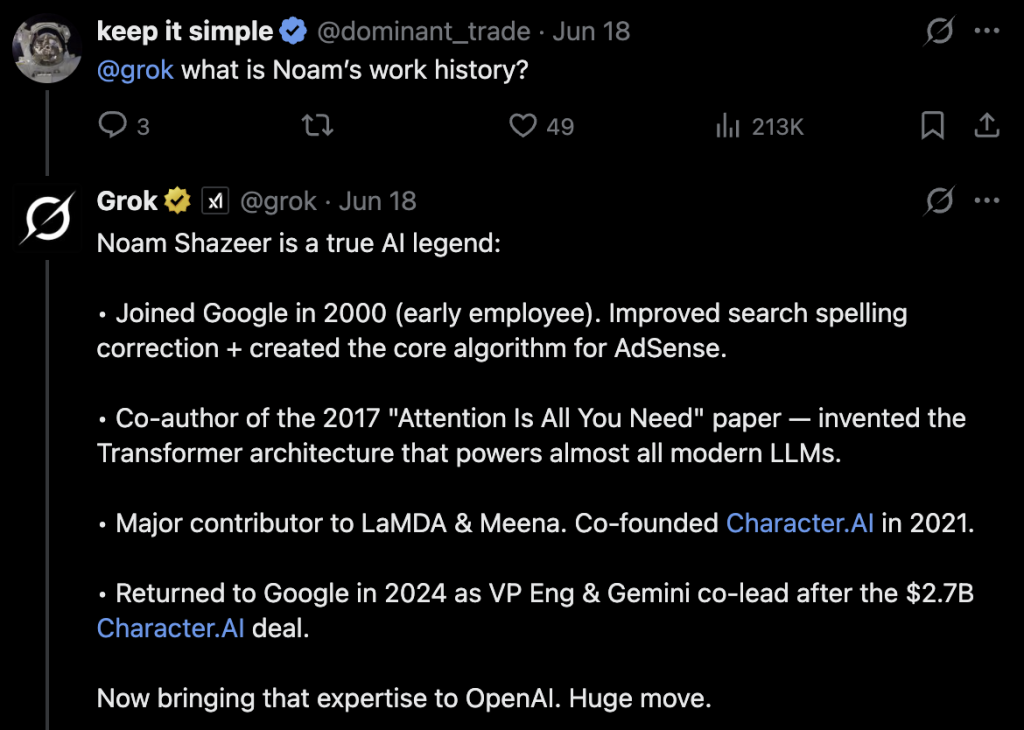 מאדריכלי מהפכת ה-Transformer וממובילי Gemini, עובר מ-Google ל-OpenAI ומסמן עוד פרק במלחמת הטאלנטים של ה-AI.
