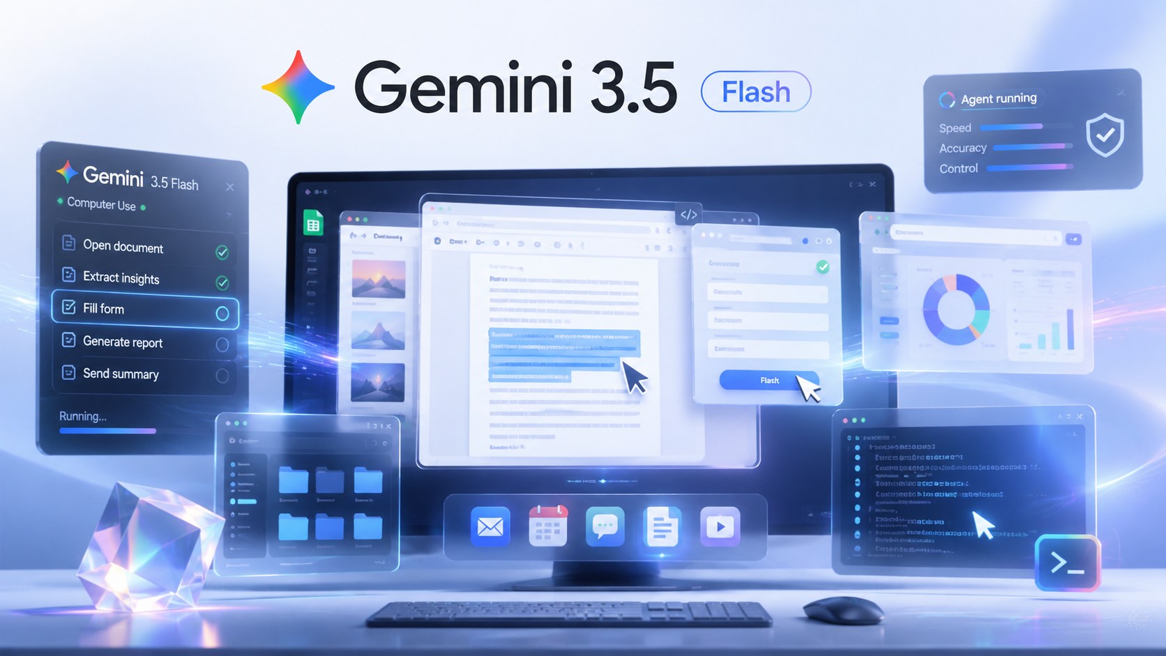 Gemini 3.5 Flash מקבל Computer Use: מה המשמעות של מודל שמשתמש במחשב