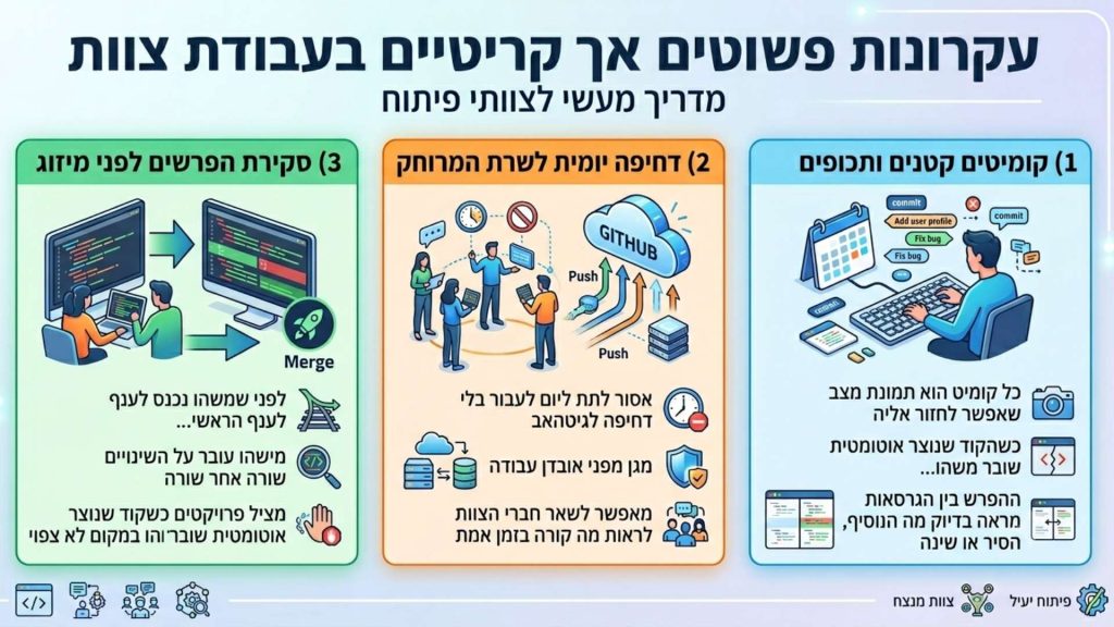 עקרונות פרקטיים לעבודת צוות