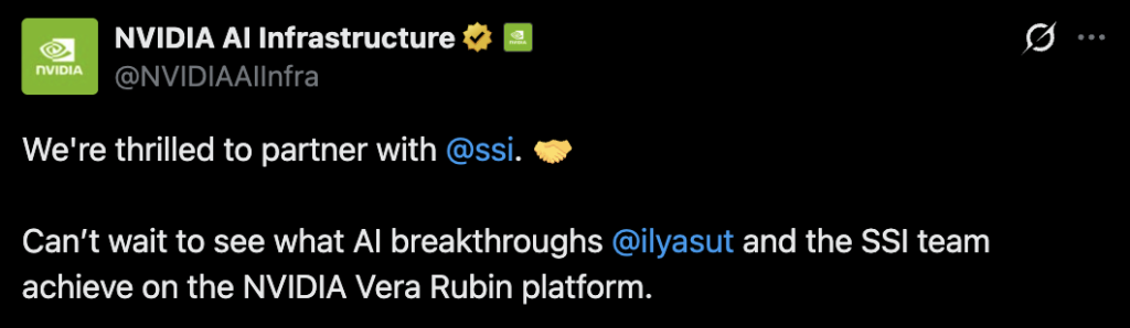 אנבידיה: מחכים לראות מה SSI תבנה על Vera Rubin